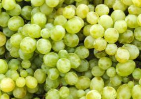 Bunch of grapes in full frame